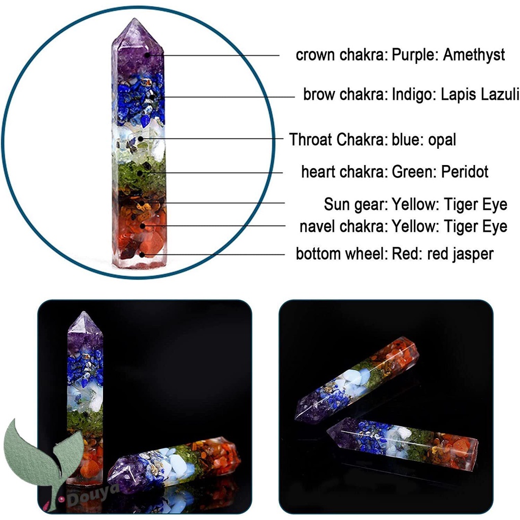 Đá Luân Xa 7 Lớp Chakra Pha Lê Giúp Giảm Căng Thẳng Cải Thiện Sức Khỏe Bên Trong