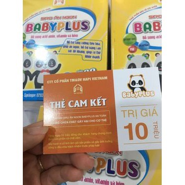 Combo siro ăn ngon baby plus babyplus lợi sữa himom hi mom giúp mẹ nhiều sữa sữa đặc thơm mát dinh dưỡng bé tăng cân