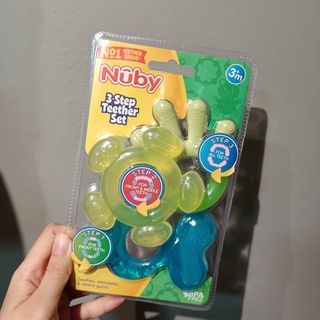 Gặm nướu silicon Nuby cho bé 3M+