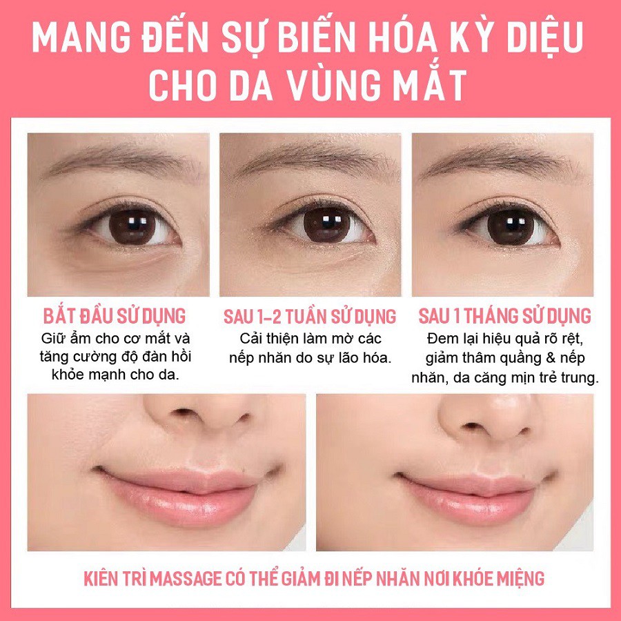  Kem Mắt Hanco - Eye Cream Hanco Kèm Đầu Rung Massage