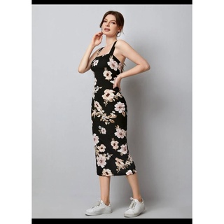 Đầm Hoa thanh lịch ôm body