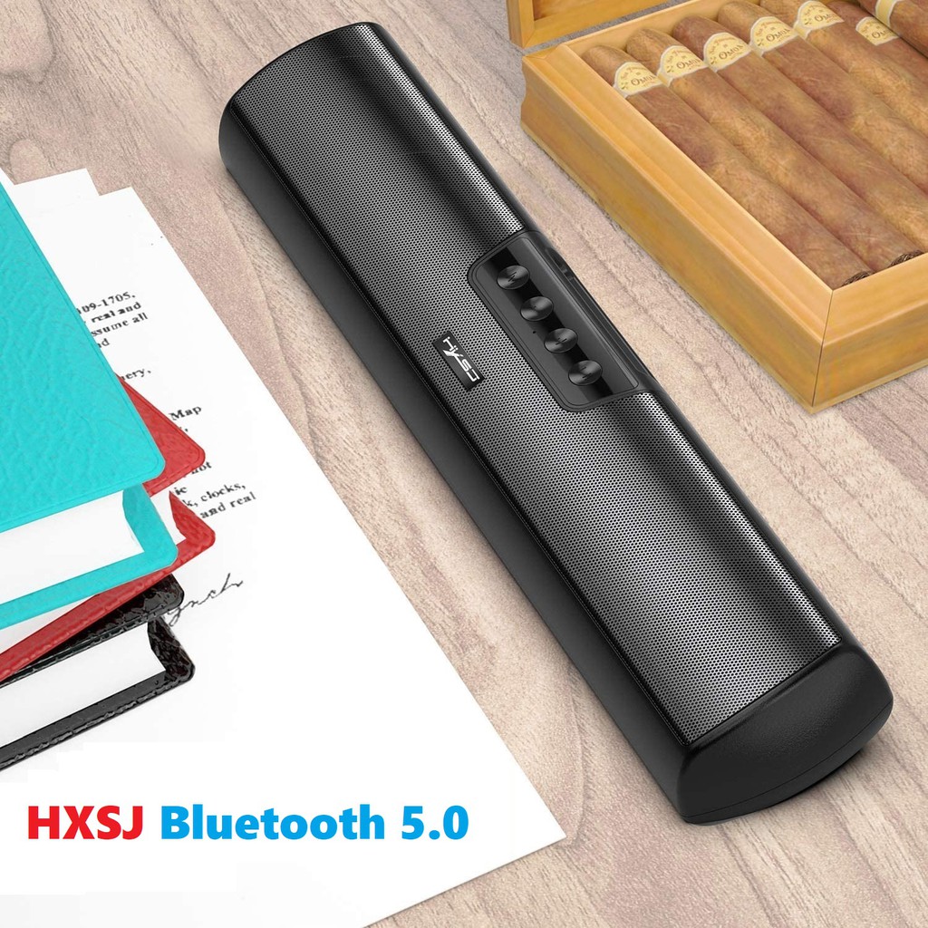 Loa nghe nhạc Bluetooth HXSJ Q3 hỗ trợ phát nhạc từ thẻ nhớ, Usb, đàm thoại - Loa Bluetooth cho điện thoại và máy tính