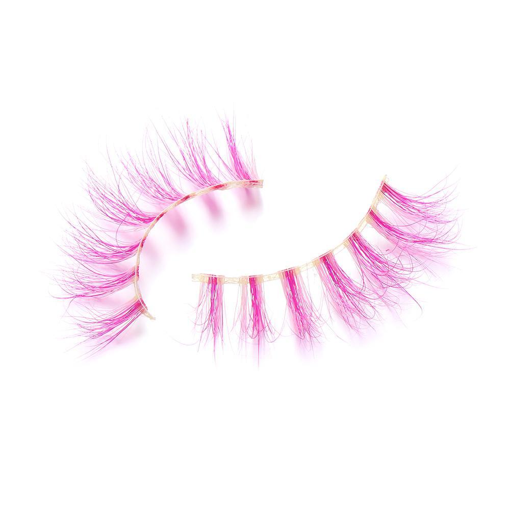 Lông Mi Giả 6D Dày Dài Nhiều Màu Sắc Dùng Hóa Trang Thời Trang