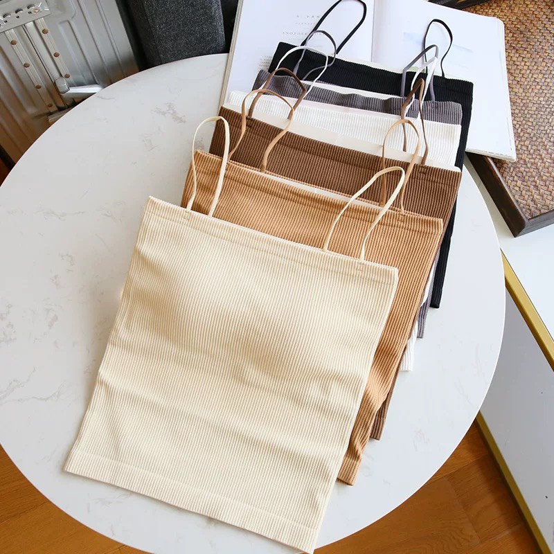 Áo Bra Nữ Quây Tăm-Áo Lót Nữ 2 Dây Dáng Dài Màu Pastel Al62