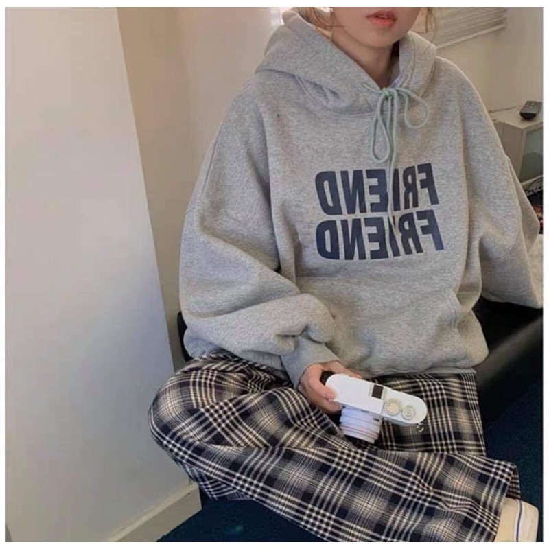 bộ hình chữ hodie UNISEX ⚡️FREESIZE EXTRA⚡️sang xịnảnh thật cuối