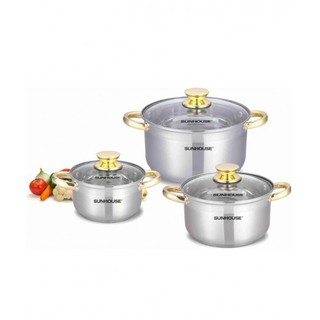 Bộ nồi inox 5 đáy sunhouse sh781