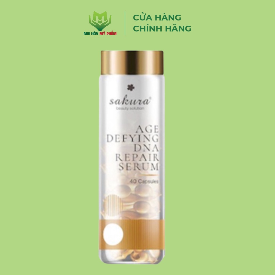 Serum dưỡng da chống lão hóa Sakura Age Defying DNA Repair Serum 40 viên - Mỹ Phẩm Mai Hân
