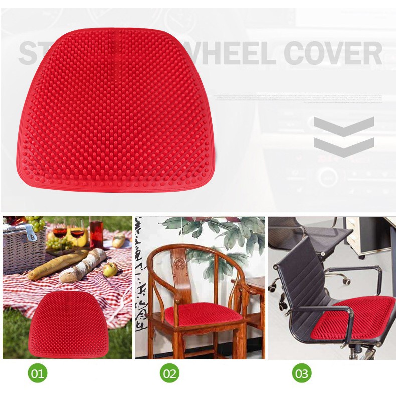 Đệm cao su phủ ghế ngồi thoáng khí , massa