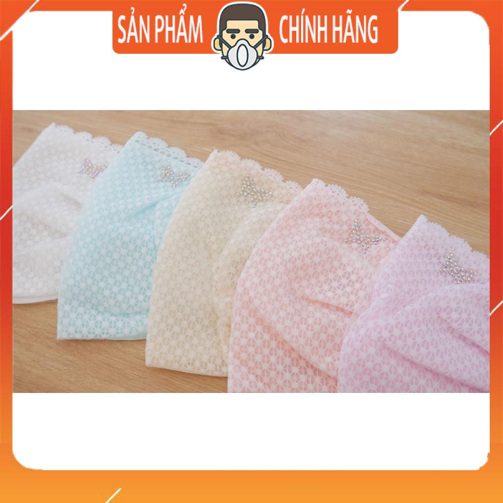 Khẩu trang vải lưới có hoa văn thiết kế độc lạ thời trang phụ nữ