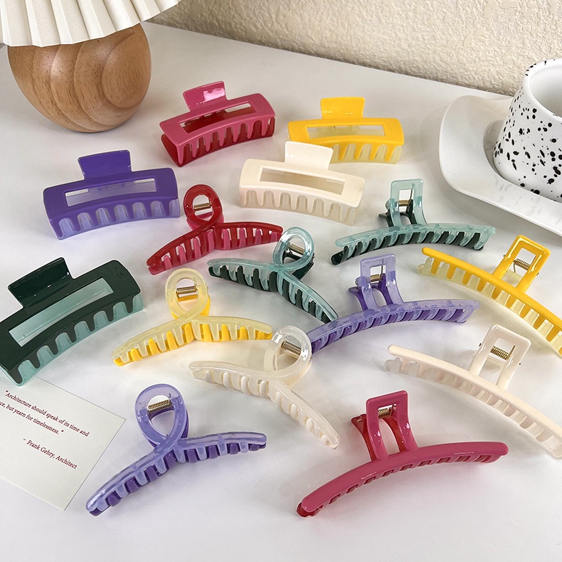 Kẹp Tóc Màu Sắc Ngọt Ngào Phong Cách Hàn Quốc Thời Trang Cho Nữ