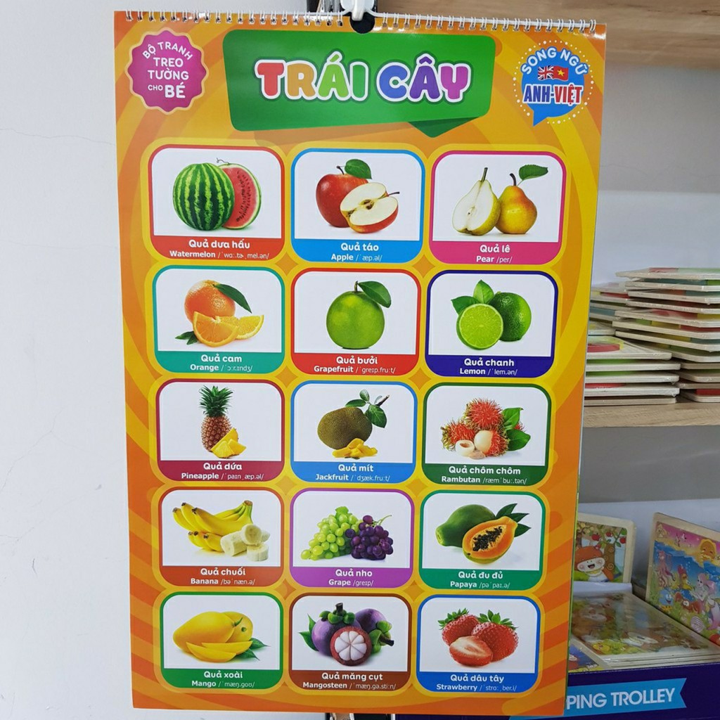 Tranh treo tường cho bé 14 chủ đề, TOGABO