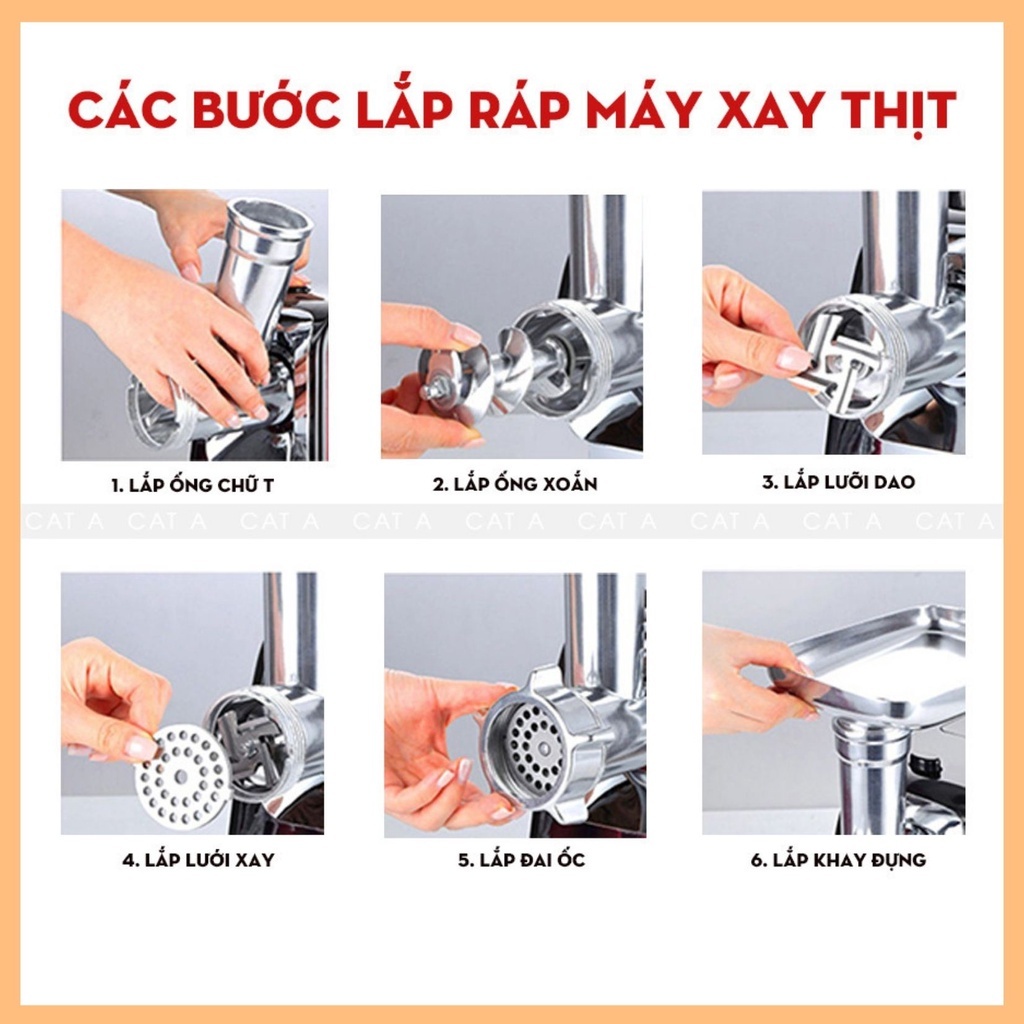 Máy Làm Xúc Xích, Lạp Xưởng dụng cụ xay thịt gia đình BESTWARE chính hãng - Bảo hành 12 tháng