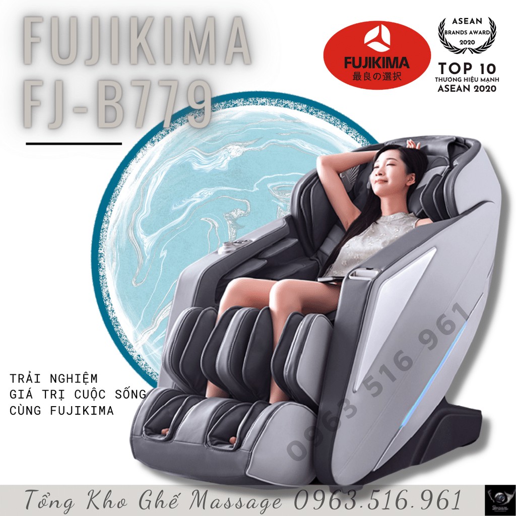 FUJIKIMA FJ-B779 - Ghế Massage, Mát Xa B779 - Điều khiển bằng giọng nói Tiếng Việt