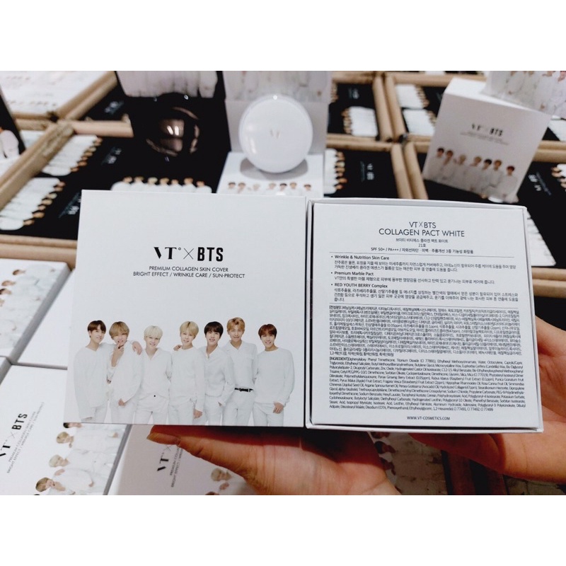 Phấn Tươi collagen VT x BTS PACT WHITE Tone 21