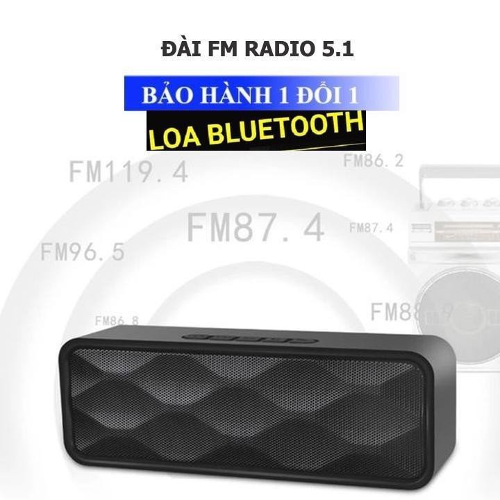 Loa Bluetooth SC211 5.0  âm thanh HD âm bass mạnh mẽ thời gian nghe nhạc 5 tiếng công suất khủng