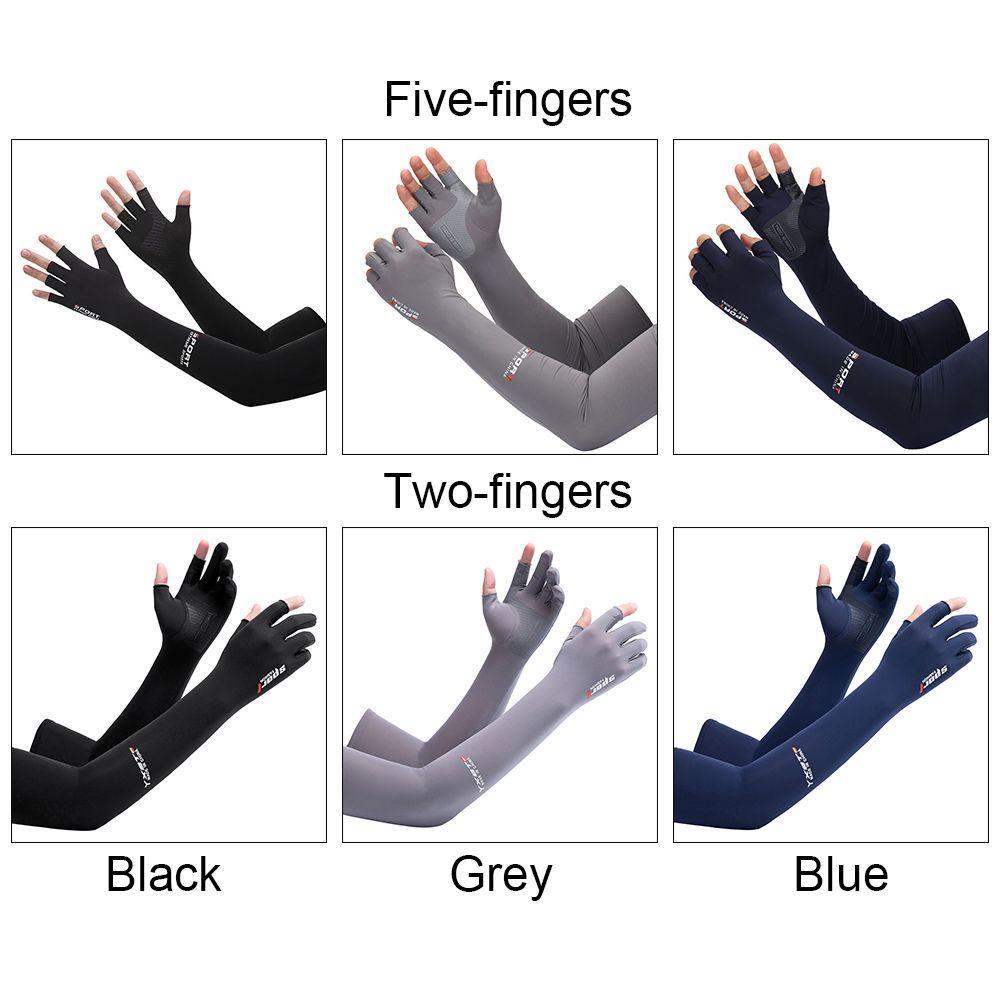 SHOUKEY Ice Sleeve Armguards Drive Anti-UV Breathable Riding Gloves