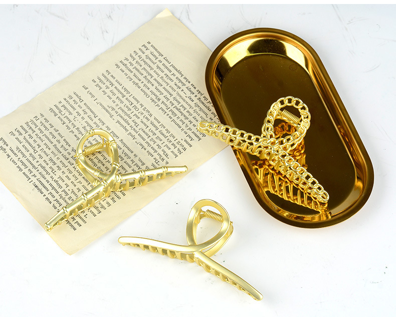 Kẹp Tóc Đuôi Ngựa Bằng Hợp Kim Acrylic Thanh Lịch