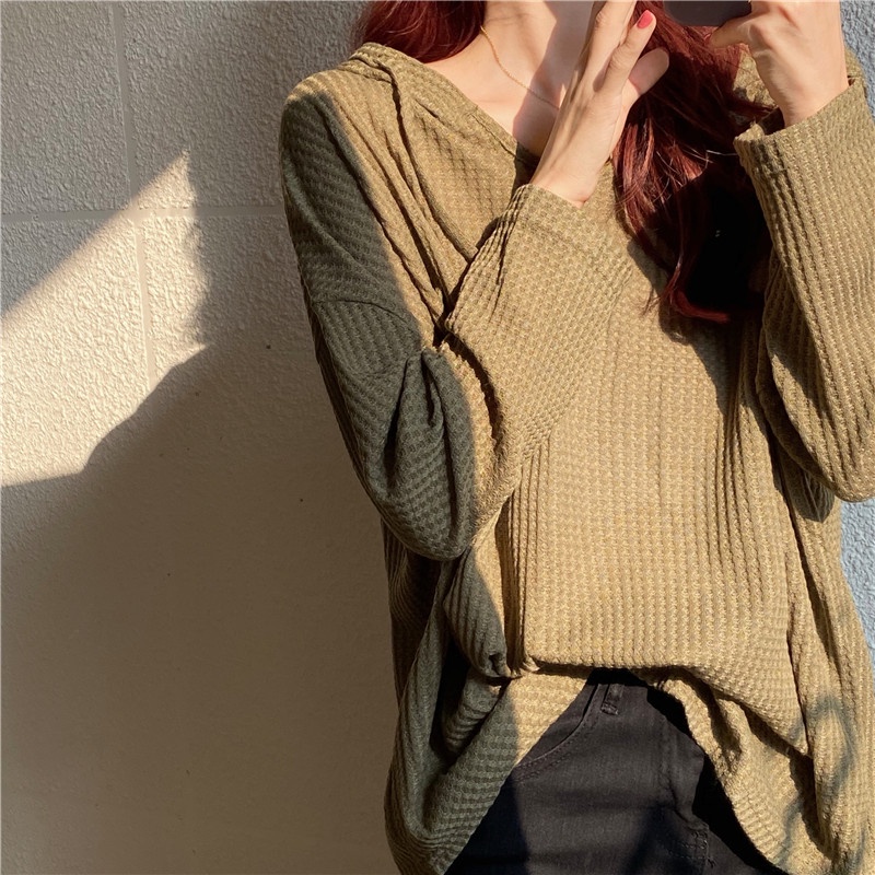 Áo Hoodies Tay Dài Phong Cách Hong Kong Thời Trang Mùa Thu Mới