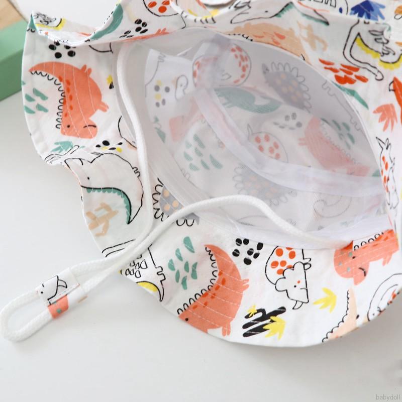 Mũ xô in họa tiết hoạt hình phong cách Hàn Quốc cho bé