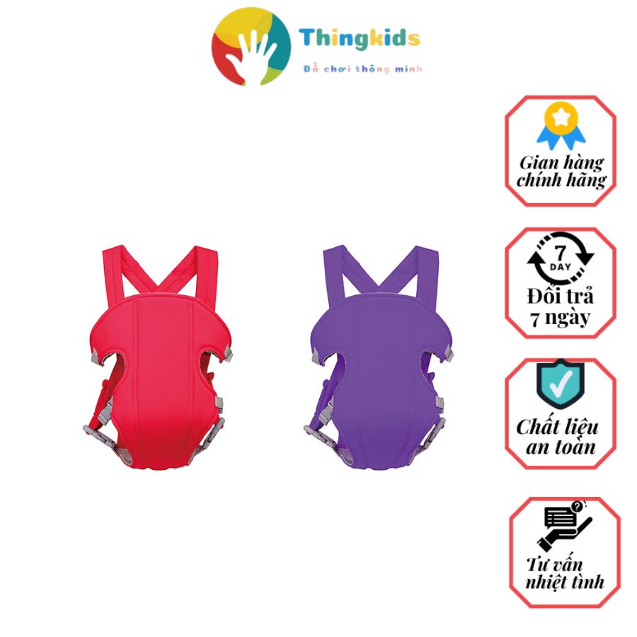 Địu 4 tư thế cho bé hàng Việt Nam - Thingkids