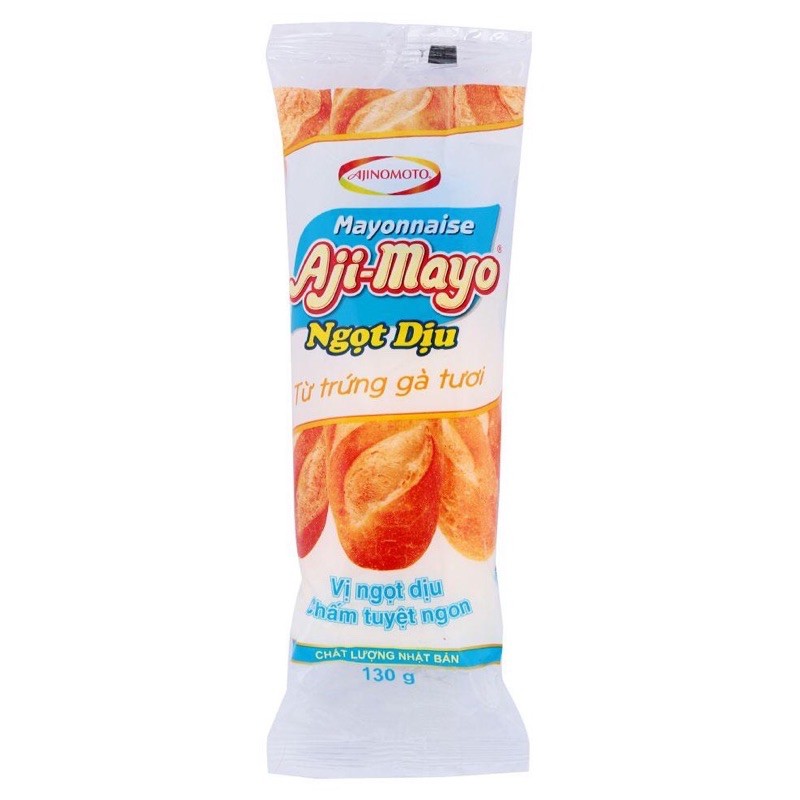 Sốt Mayonnaise Aji-Mayo ngọt dịu tuýp 130g