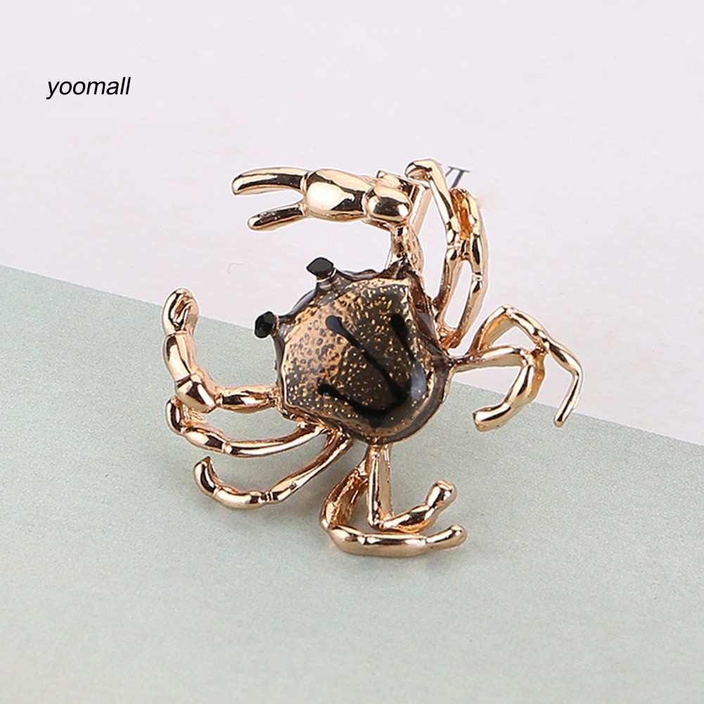 YOML✔Cute Women Crab Shape Enamel Brooch Pin Shirt Sweater Neck Clip Backpack Badge | BigBuy360 - bigbuy360.vn