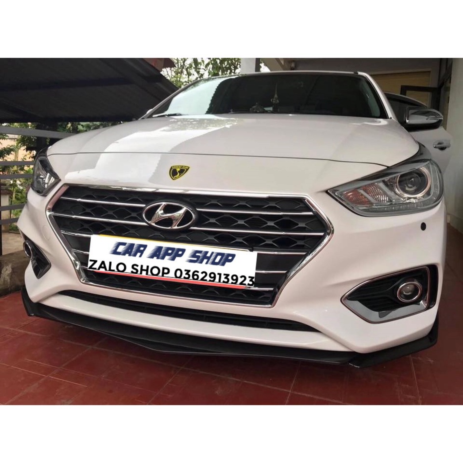 Cản trước thể thao 3 mảnh cho xe Huynhdai Accent 2020 Hàng Cao Cấp