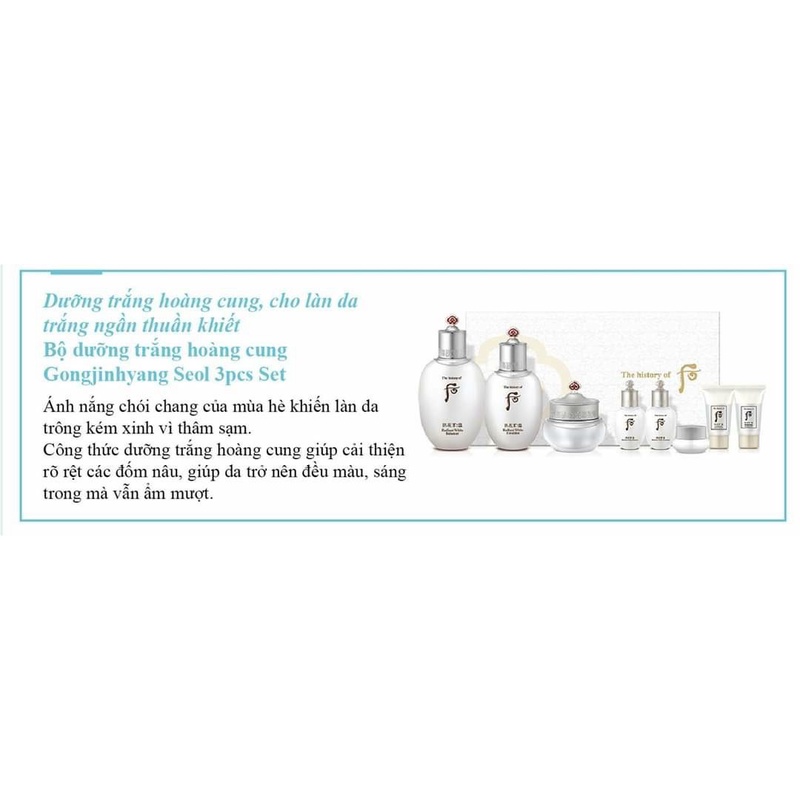- Bộ set dưỡng trắng Whoo date 2024