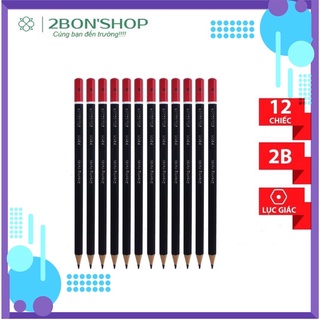 Chì kỹ thuật thân đen 2b/3b/4b/5b/hb stacom /pc101
