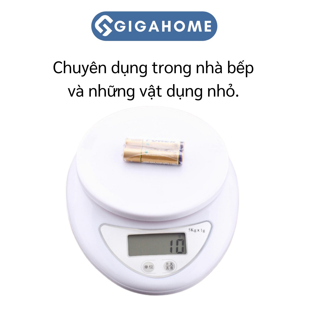 Cân Điện Tử Nhà Bếp Mini GIGAHOME Định Lượng 0.1g-5kg Chính Xác 3552