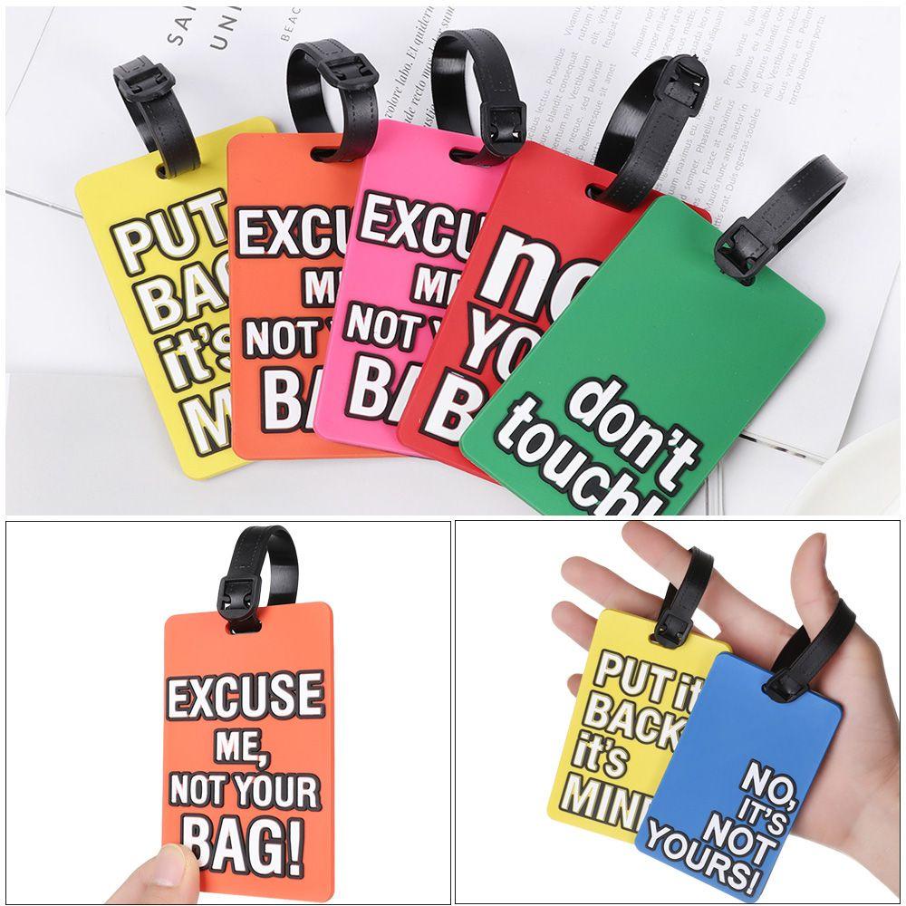 Thẻ Treo Hành Lý In Chữ Sáng Tạo Thời Trang Cho Nam Và Nữ