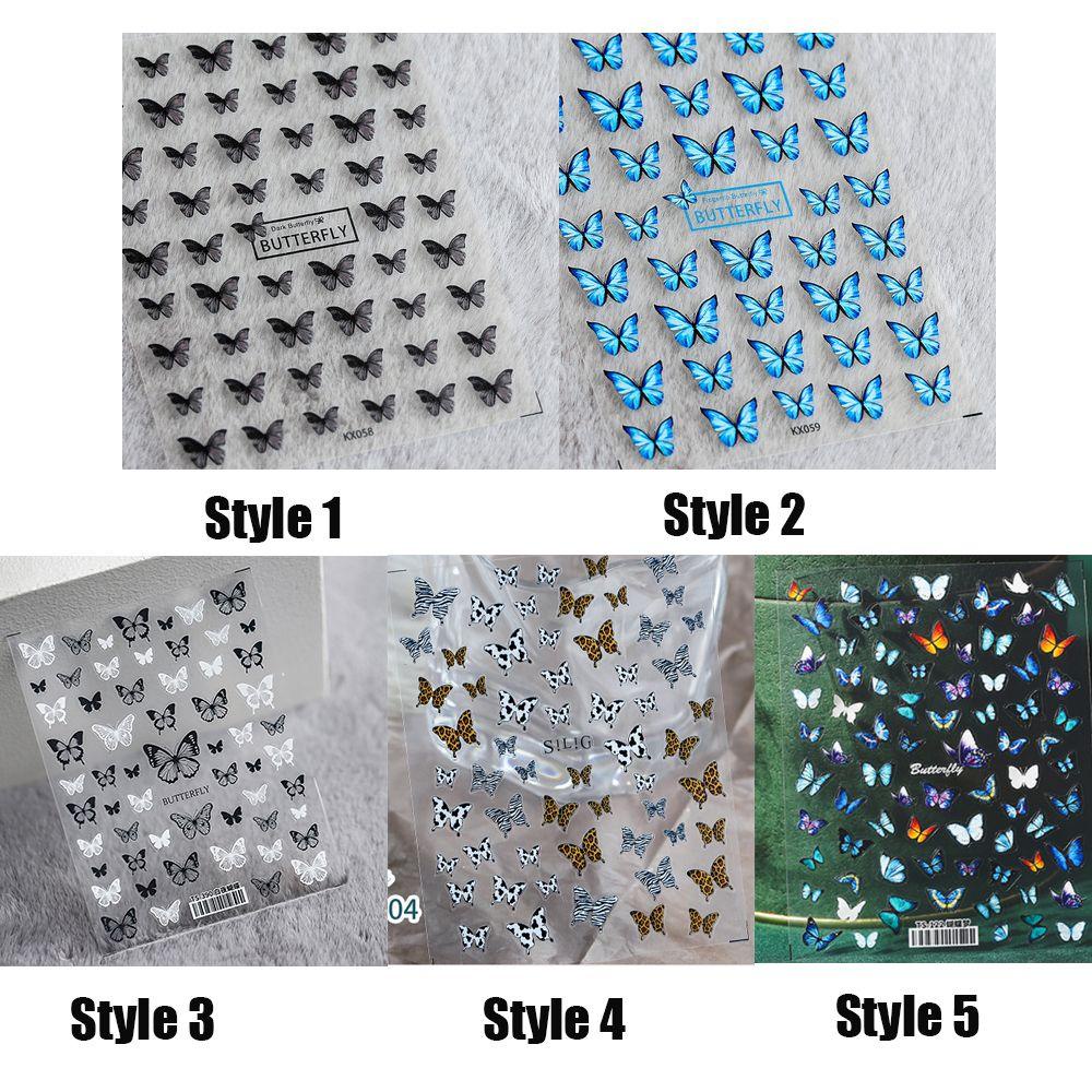 1 Tờ Sticker 5D Dán Trang Trí Móng Tay Nghệ Thuật