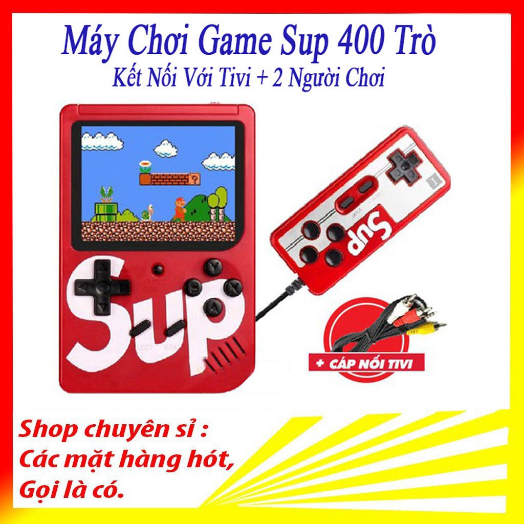 Máy Chơi Game Sup 400 In 1 Tặng Kèm Tay Cầm Thế Hệ 2020 Bản Pluss - Máy Chơi Game Cầm Tay