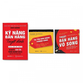 SÁCH - Combo 3 cuốn: Kỹ năng bán hàng tuyệt đỉnh + Thuật bán hàng vô song + Tự tin bán hàng thành công
