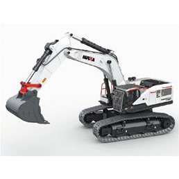 Máy xúc huina điều khiển từ xa 1594  bản kim loại
