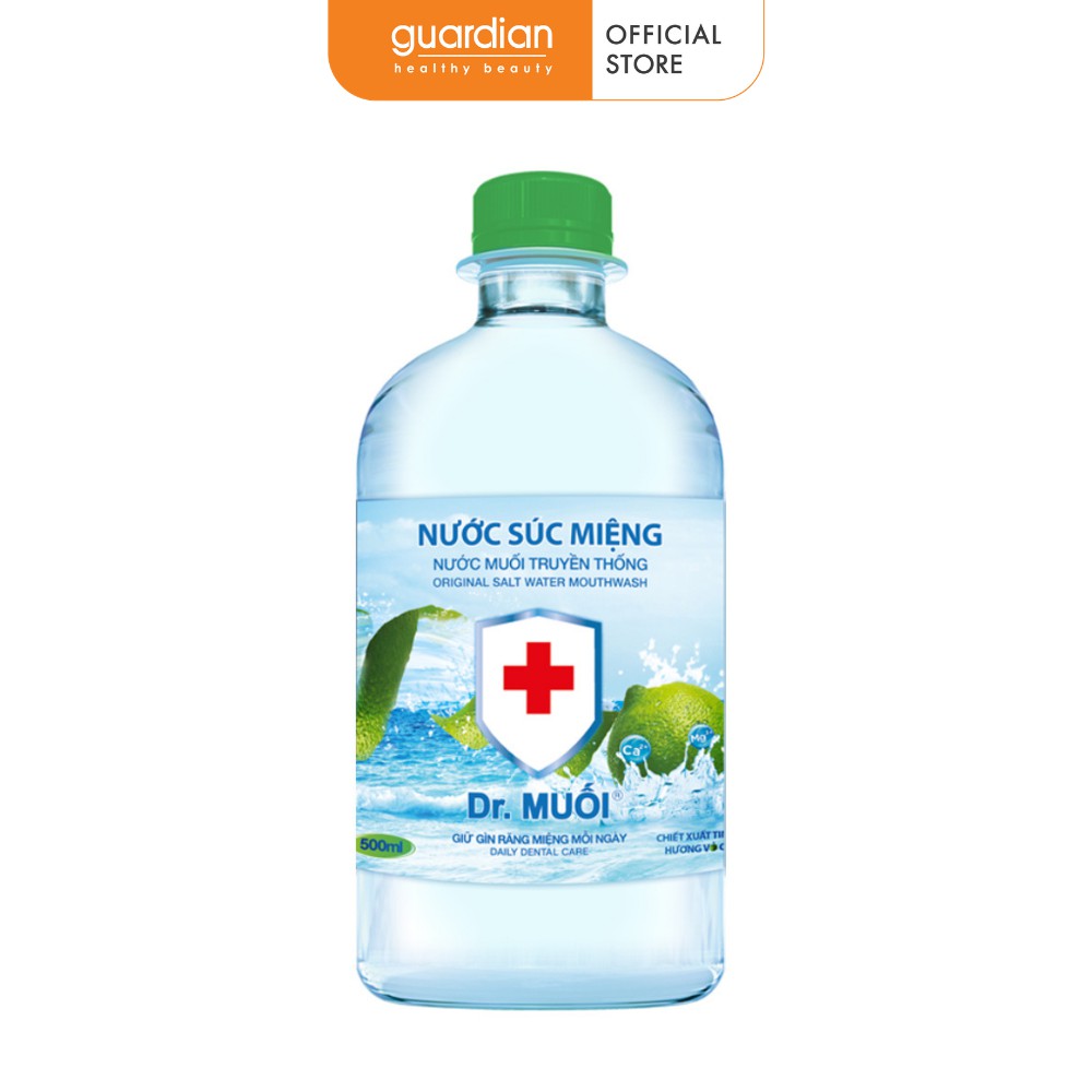 Nước Súc Miệng Truyền Thống Hương Vỏ Chanh Dr. Muối 1000ml