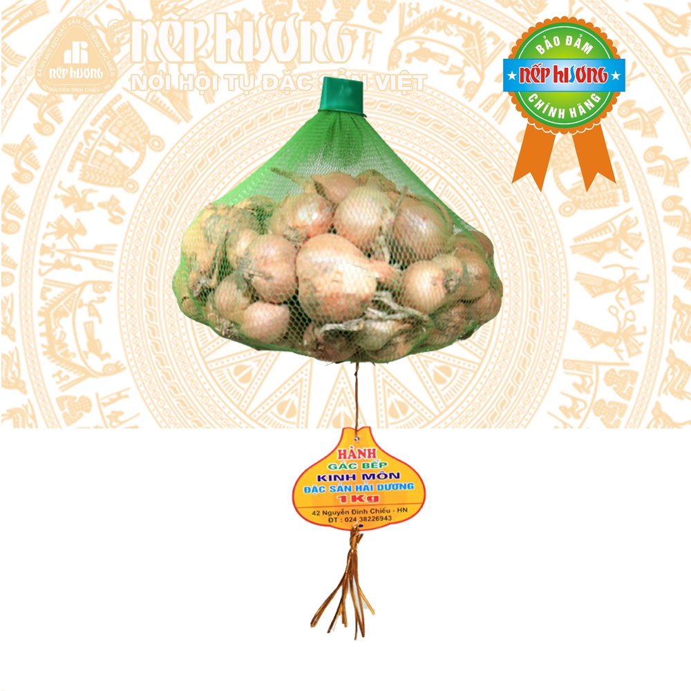 Hành khô – 1 kg – đặc sản Kinh Môn – Hải Dương