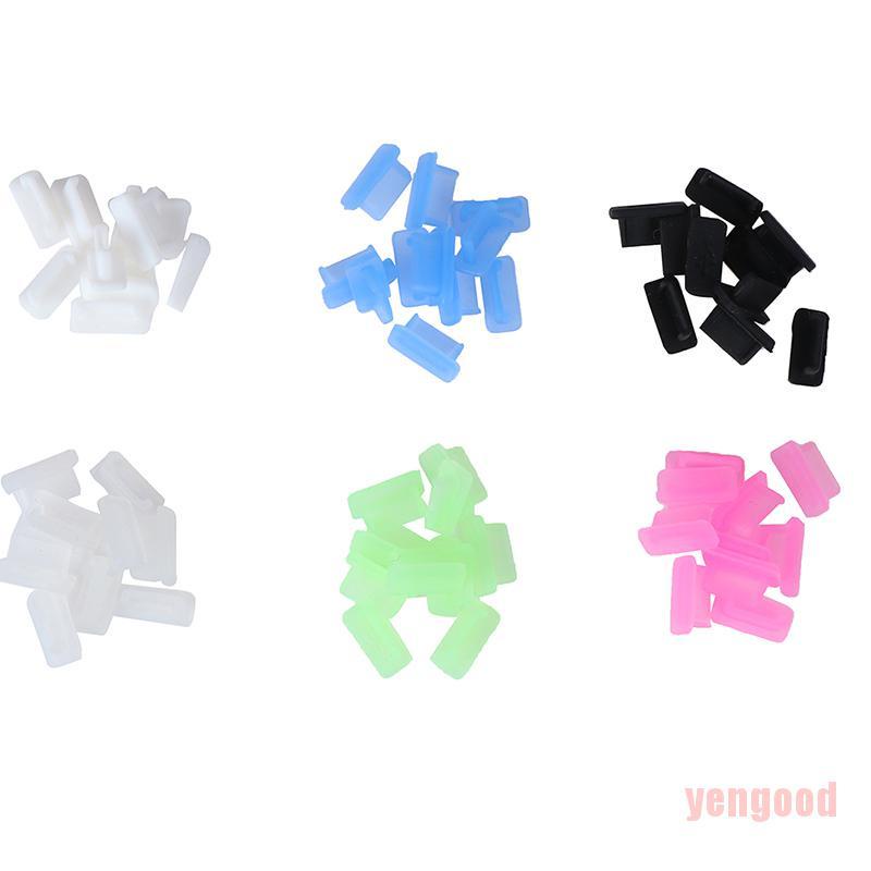 Bộ 10 Cổng Sạc Usb Bằng Cao Su Tiện Dụng