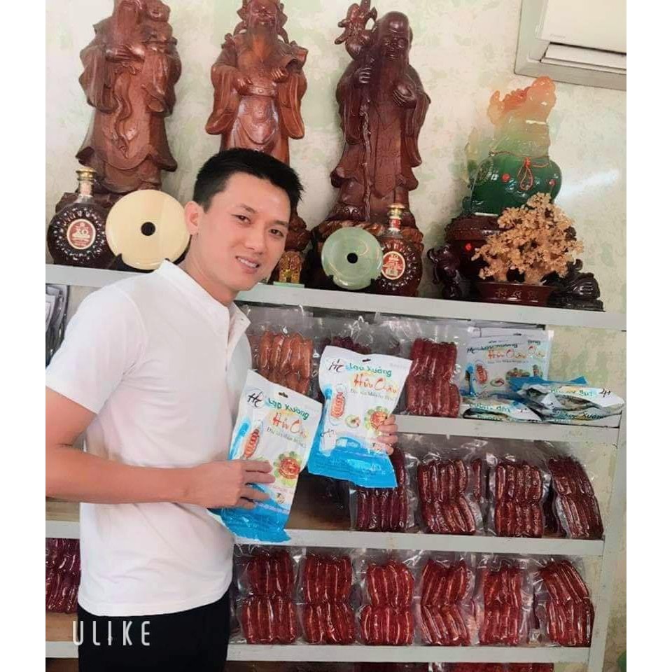 Lạp xưởng thịt loại 1 - Lạp xưởng Hữu Châu - Gói 500gr