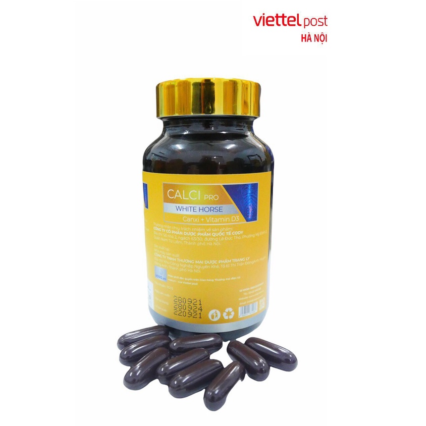 CANXI Ngựa bạch CODY bổ sung canxi cho trẻ và thanh thiếu niên đang trong độ tuổi phát triển chiều cao