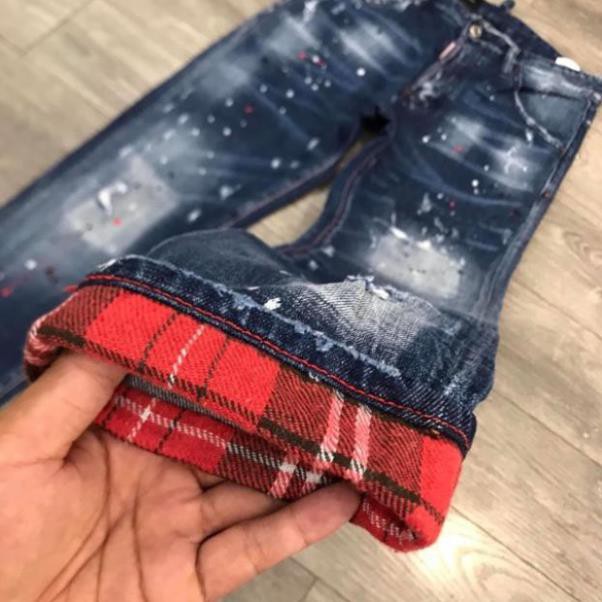 ❤️ Sales Nhà máy 💯 Bán Chạy  Bán Chạy QUẦN BÒ DSQ ỐNG CÔN BIKER- QUẦN BÒ NAM DSQ VÁ TÚI SPF. . Đẹp .