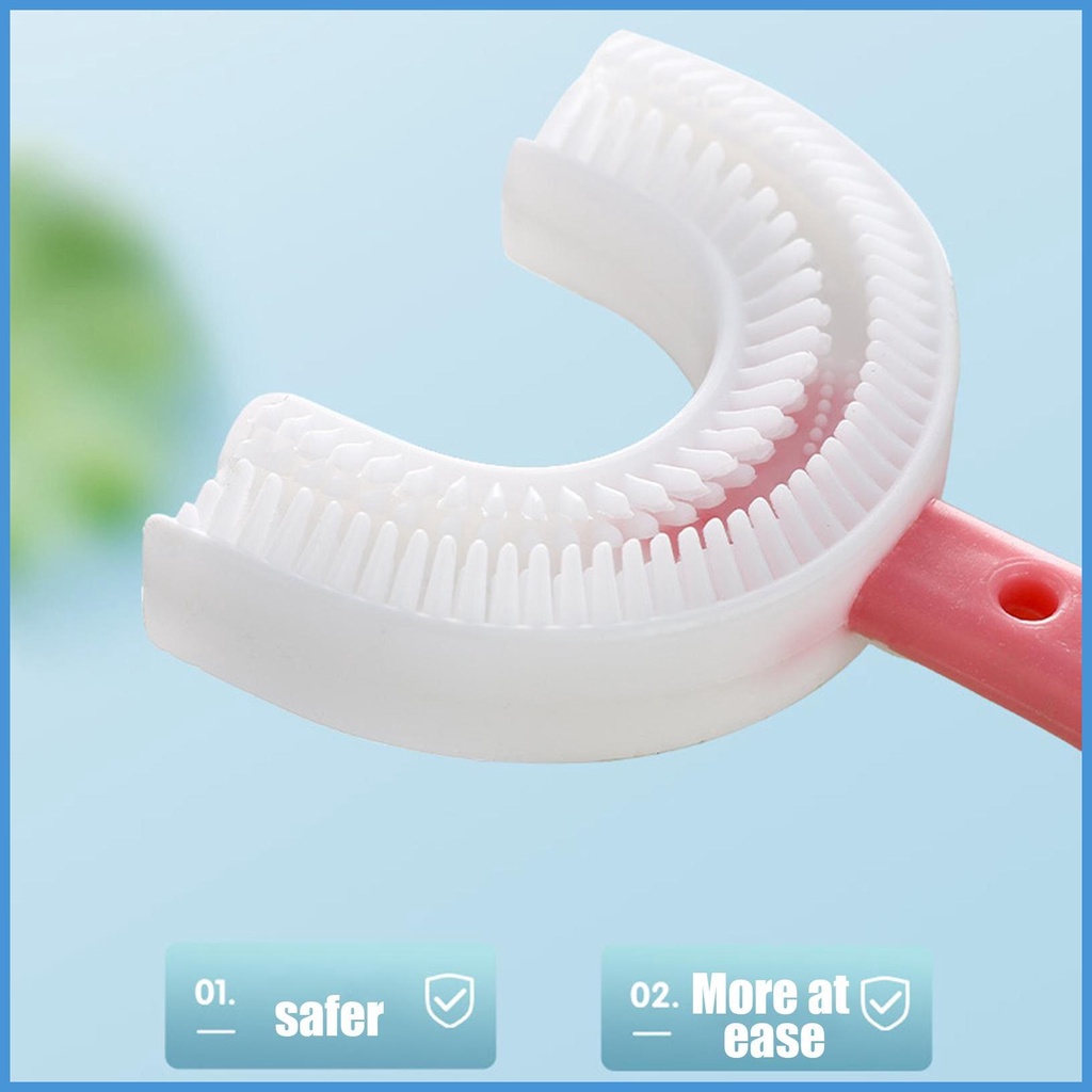 Bàn Chải Đánh Răng Hình Chữ U Cho Bé Từ 2 Đến 4 5 Đến 12 360 Độ