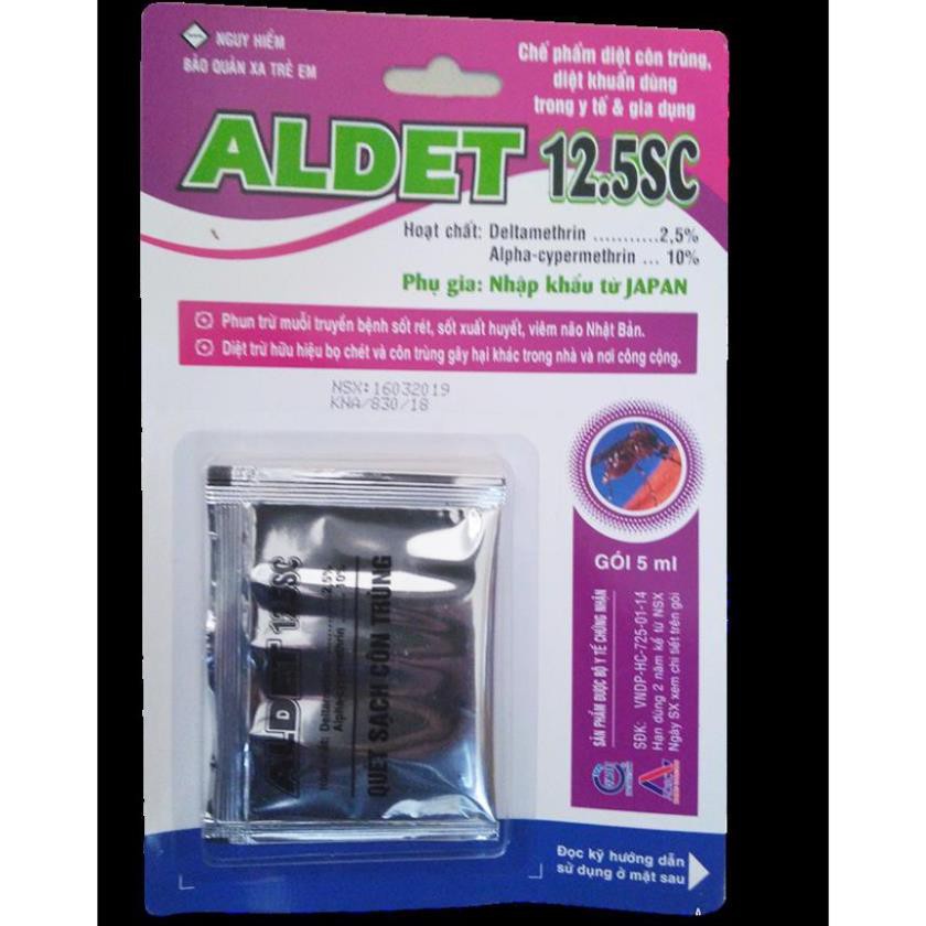 Combo 10 gói Thuốc diệt muỗi kiến gián ruồi..côn trùng aldet 10sc