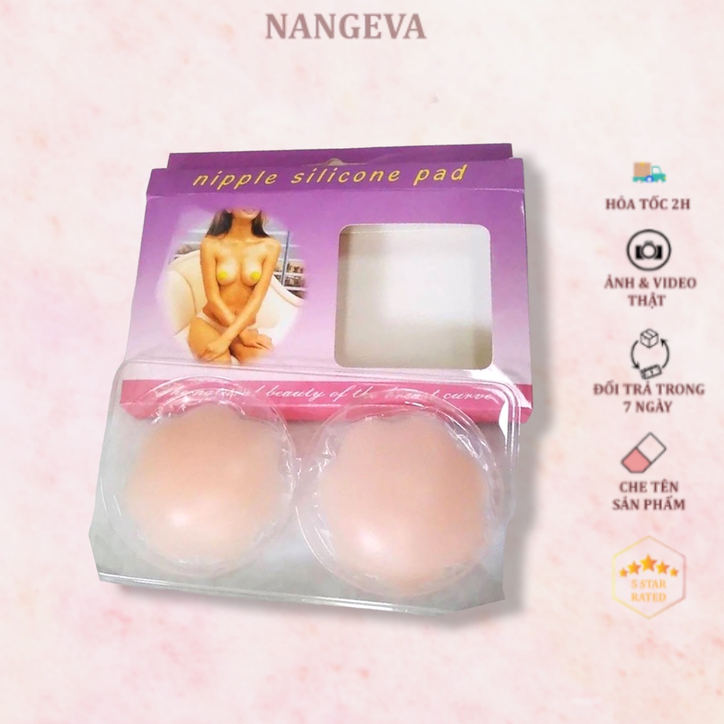 Dán Nhũ Hoa Silicon Dán ti NANGEVA msdantitim
