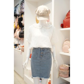 Áo Sơ Mi Linen Cổ Sen 302 Trắng