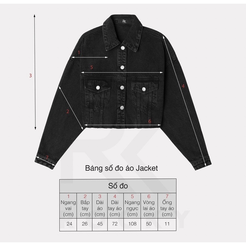 Ao JACKET DENIM thời trang