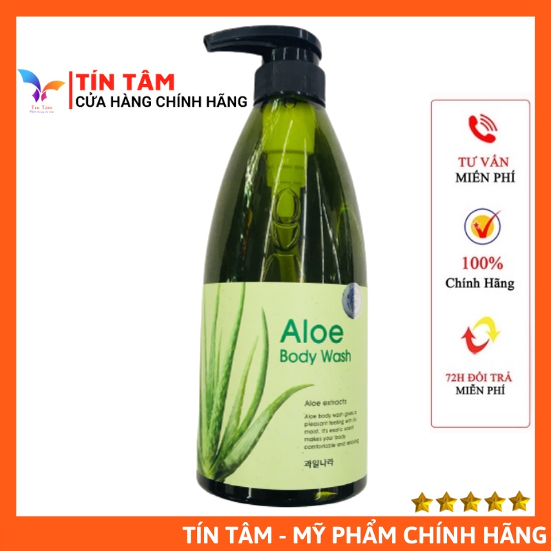 [Có tem] Sữa Tắm Welcos Lô Hội Aloe Body Wash Hàn Quốc