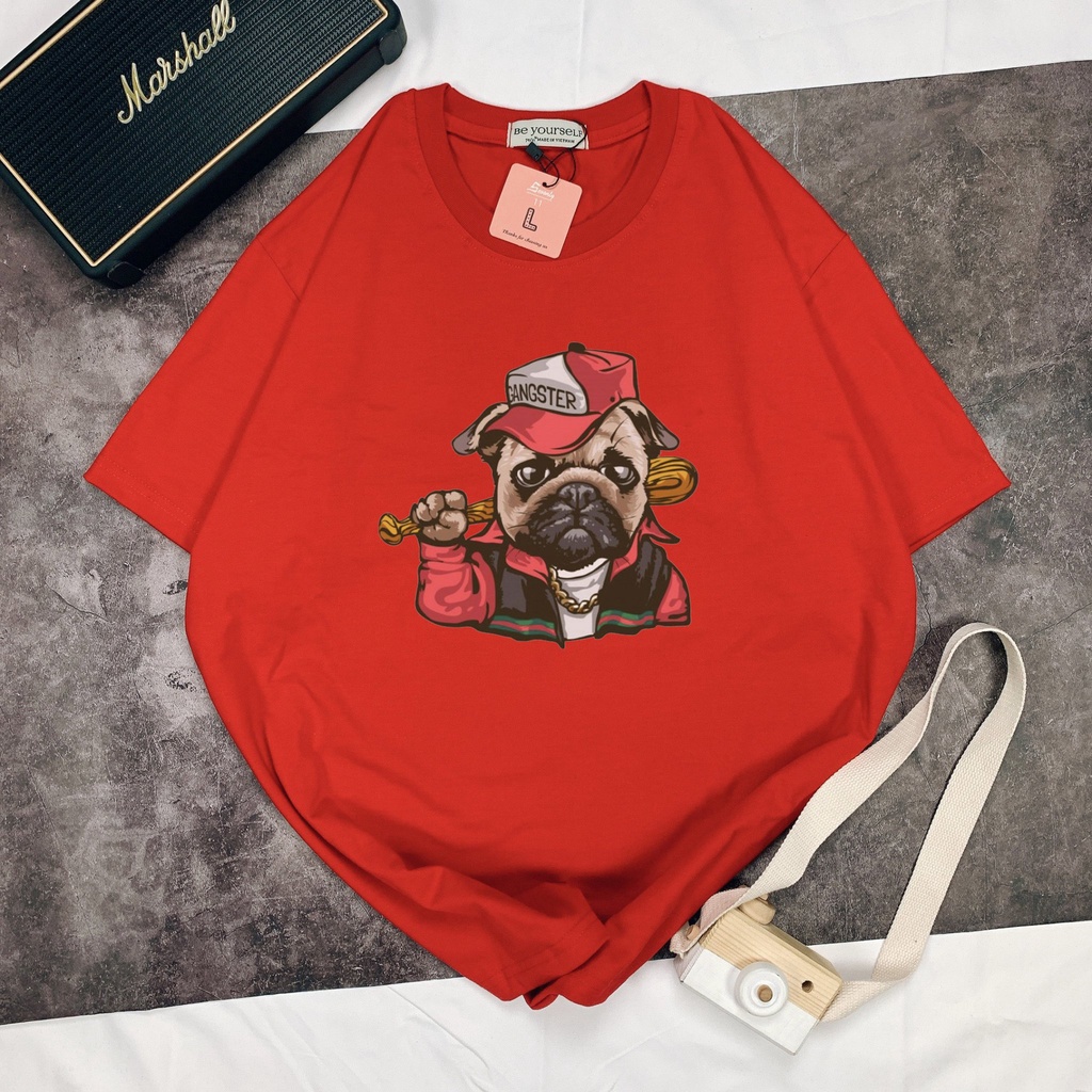 Áo thun tay ngắn Be Yourself unisex size M L XL - CHÓ GANGSTER