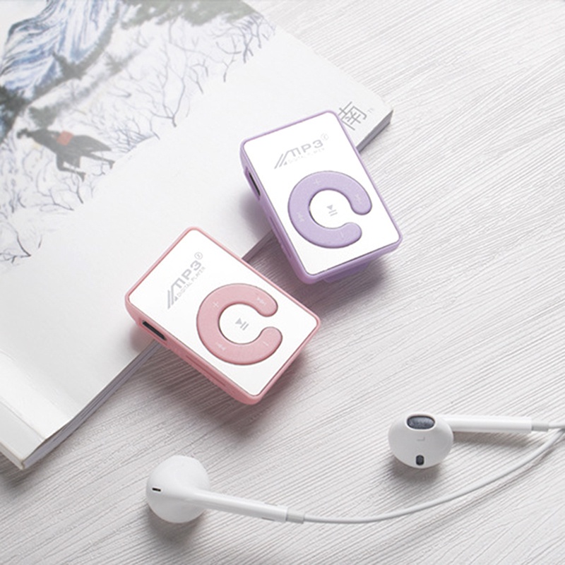 Máy Nghe Nhạc Mp3 Mini Hỗ Trợ Khe Cắm Thẻ Nhớ