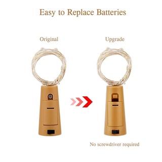 Dây đèn led trang trí chai rượu đẹp mắt